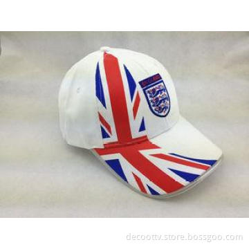 England Team Logo Embroidered Cotton Baseball Cap Printing